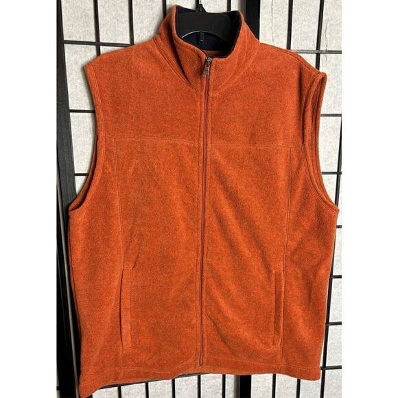 St John’s Bay Copper Zip Up Sweater Vest - Picture 2 of 7